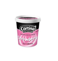 Cortina ice cream strawberry 125ml