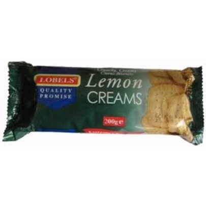 Lobels Lemon Creams Bisc 200g