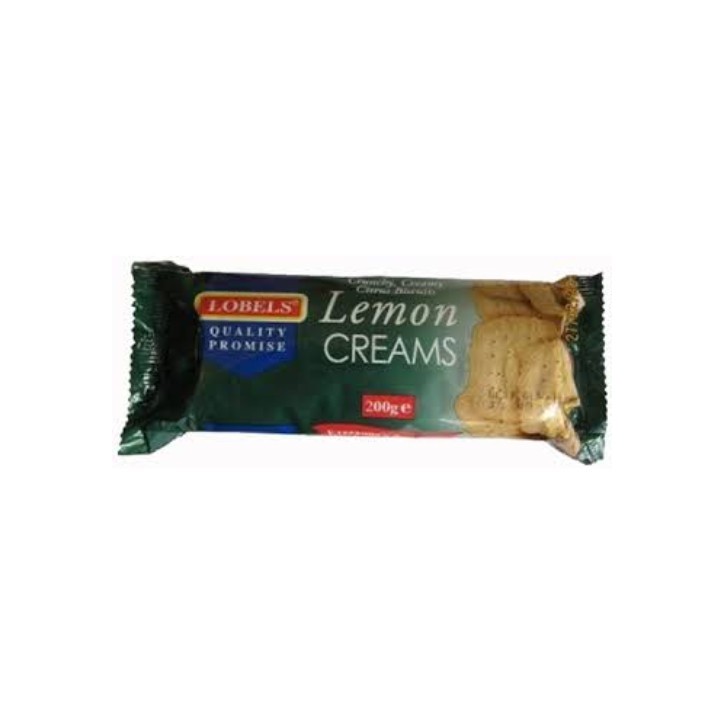Lobels Lemon Creams Bisc 200g