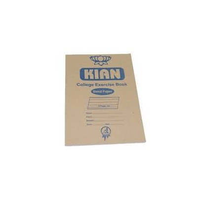 Kian 72 pg bond exercise book writing